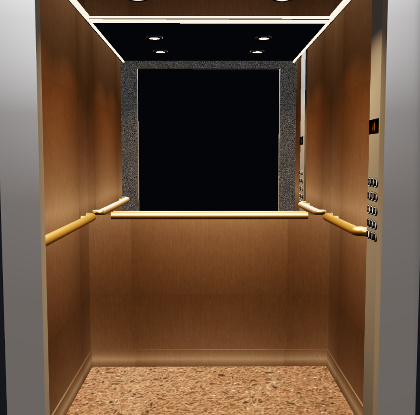 Cabine cuivre luxe
